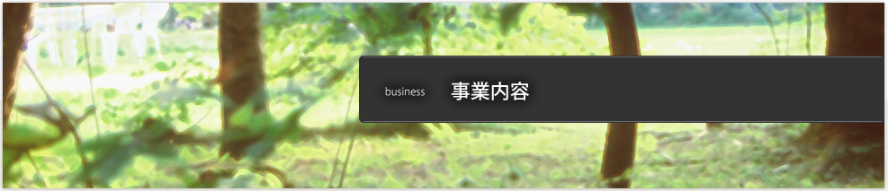 事業内容 business